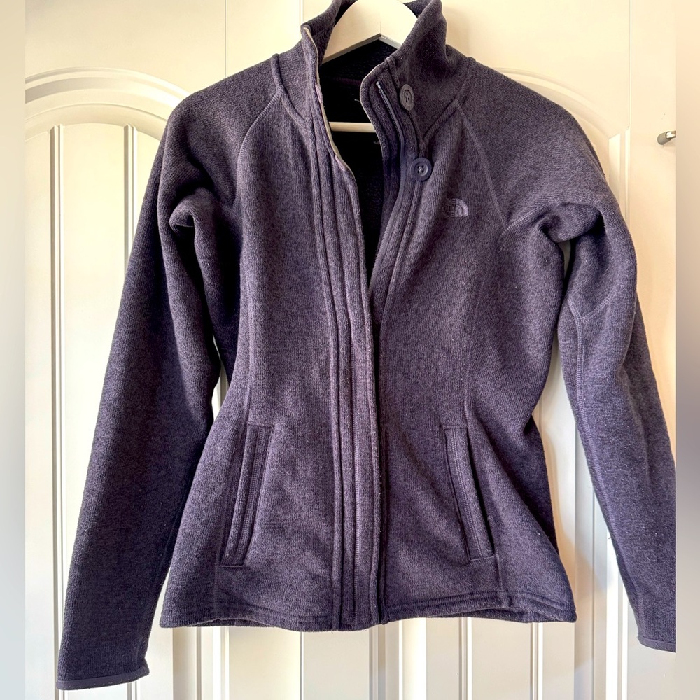 The North Face Crescent Sunset Full Zip Jacket in Purple Womens Size Small